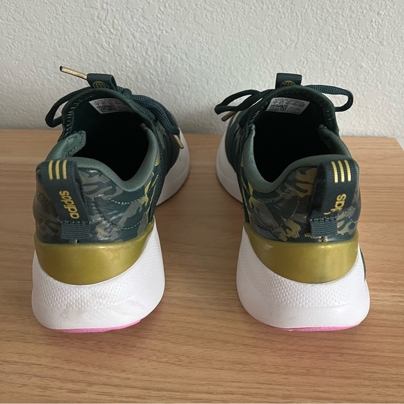 ADIDAS Women's sz 7 Sneakers Cloudfoam Comfot Puremotion Super Shadow Green - Picture 3 of 12